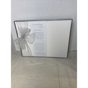 Beautiful White Vine "Our Wedding" Memory/ Scrapbook by Tessera Publishing
